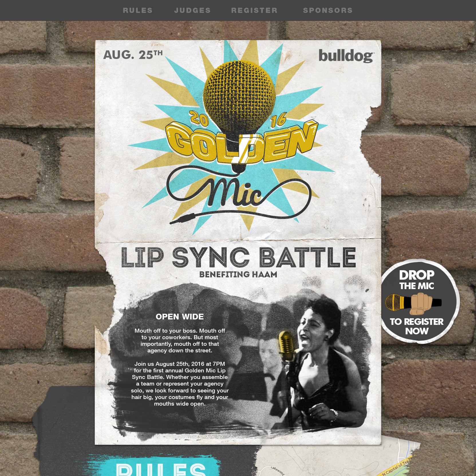 Golden Mic - Landing Page